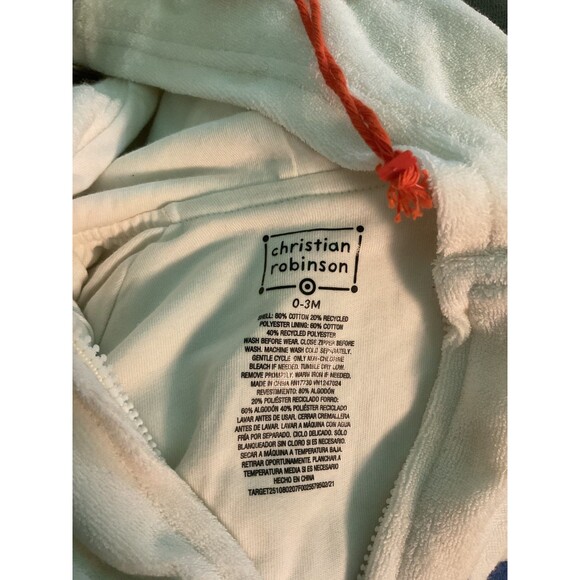 christan robinson 2 piece set neutral in color medical adaptive 0-3 months nwt - Picture 3 of 5